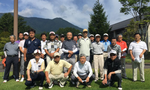 （一社）長野県設備設計協会・賛助会親睦ゴルフコンペ集合写真